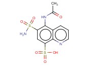 <span class='lighter'>8-QUINOLINESULFONIC</span> ACID, <span class='lighter'>5-ACETAMIDO-6-SULFAMYL-</span>