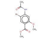 2-甲氧基-4-乙酰胺基-5-<span class='lighter'>溴</span><span class='lighter'>苯甲酸</span>甲酯