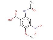 2-<span class='lighter'>乙酰</span><span class='lighter'>氨基</span>-5-甲氧基-4-硝基苯甲酸