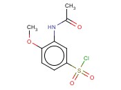 3-(<span class='lighter'>ACETYLAMINO</span>)-4-METHOXYBENZENESULFONYL CHLORIDE