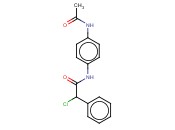 N-[4-(ACETYLAMINO)PHENYL]-2-CHLORO-2-PHENYLACETAMIDE