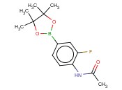 4-Acetamido-3-fluorophenylboronic acid,pinacol ester
