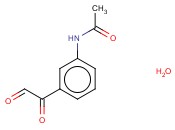 3-<span class='lighter'>ACETAMIDO</span>PHENYLGLYOXAL HYDRATE