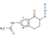 7(4H)-BENZOTHIAZOLONE, 2-ACETYLAMINO-6-AZIDO-5,6-DIHYDRO-