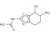 7(4H)-BENZOTHIAZOLOL, 2-ACETYLAMINO-6-AMINO-5,6-DIHYDRO-