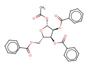 <span class='lighter'>1-O-ACETYL-2,3,5-TRI-O-BENZOYL-BETA-L-RIBOFURANOSE</span>