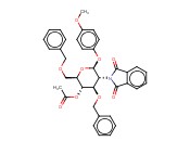 4-<span class='lighter'>甲</span>氧苯基-4-O-乙酰基-3,6-<span class='lighter'>二</span>-O-苄基-2-脱氧-2-<span class='lighter'>苯</span><span class='lighter'>二甲</span>酰亚<span class='lighter'>氨基</span>-β-D-吡喃葡萄糖苷