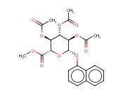 <span class='lighter'>1-NAPHTHOL</span> 2,3,4-TRI-O-ACETYL-BETA-D-GLUCURONIDE METHYL ESTER