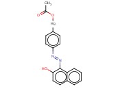 1-(4-ACETOXYMERCURIPHENYLAZO)-2-<span class='lighter'>NAPHTHOL</span>