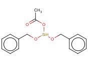 DIBENZYLOXYACETOXYSILANE
