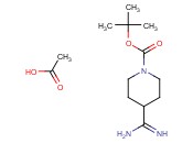 TERT-BUTYL 4-CARBAMIMIDOYLPIPERIDINE-1-CARBOXYLATE ACETATE