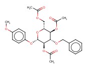 4-<span class='lighter'>甲</span><span class='lighter'>氧</span><span class='lighter'>苯基</span>-2,4,6-三-O-乙酰基-3-O-苄基-β-D-吡喃葡萄糖苷