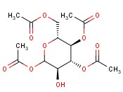 1,3,4,6-<span class='lighter'>TETRA-O-ACETYL</span>-D-GLUCOPYRANOSE