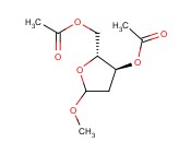 METHYL-2-<span class='lighter'>DEOXY</span>-D-RIBOFURANOSIDE DIACETATE