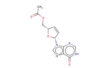 5-<span class='lighter'>乙酰</span>-2',3'-<span class='lighter'>双</span>脱氧<span class='lighter'>双</span>脱氢肌苷