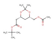 :(4R-CIS)-6-[ (ACETYLOXY)METHYL ]-2,2-DIMETHYL-1, 3-DIOXANE-4-ACETIC ACID,1,1-DIMETHYLETHYL ESTER