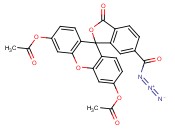 FLUORESCEIN-5-CARBONYL AZIDE, <span class='lighter'>DIACETATE</span>