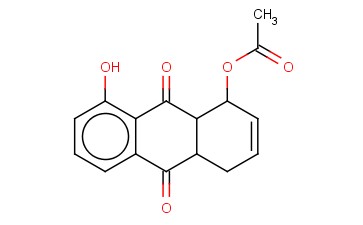 1-乙酰氧基-8-羟基-1,4,4a,9a-四氢<span class='lighter'>蒽</span>并<span class='lighter'>醌</span>