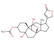 3-BETA-<span class='lighter'>ACO</span>-8,19-EPOXY-5,19-DIHYDROXY-5-BETA,14-BETA,17-ALPHA-CARD-20(22)-ENOLIDE