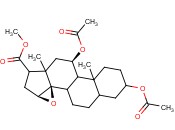 ME 3-BETA,11-ALPHA-DI-<span class='lighter'>ACO</span>-14,15-ALPHA-EPOXY-5-BETA-ANDROSTANE-17-B-CARBOXYLATE