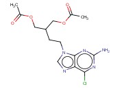 9-[4-Acetoxy-3-(acetoxymethyl)butyl]-2-amino-6-chloropurine