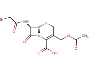3-[(<span class='lighter'>乙酰</span>氧基)甲基]-7-[(溴<span class='lighter'>乙酰</span>)<span class='lighter'>氨基</span>]-8-氧代-(6R-TRANS)-5-硫杂-1-氮杂双环[4,2,0]辛-2-烯-2-羧酸
