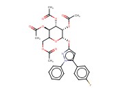 (3R,4S,5S,6S)-2-(ACETOXYMETHYL)-6-(5-(4-FLUOROPHENYL)-1-PHENYL-1H-PYRAZOL-3-YLOXY)TETRAHYDRO-2H-PYRAN-3,4,5-TRIYL TRIACETATE