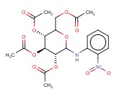 ACETIC ACID 4,5-DIACETOXY-6-<span class='lighter'>ACO</span>-ME-2-(2-NITRO-PHENYLAMINO)-4H-PYRAN-3-YL ESTER