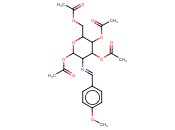 (E)-6-(ACETOXYMETHYL)-3-(4-METHOXYBENZYLIDENEAMINO)TETRAHYDRO-2H-PYRAN-2,4,5-TRIYL TRIACETATE