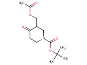 TERT-BUTYL 3-(ACETOXYMETHYL)-4-OXOPIPERIDINE-1-CARBOXYLATE