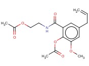 2-[[2-(ACETYLOXY)ETHYL]CARBAMOYL]-6-METHOXY-4-(PROP-2-EN-1-YL)PHENYL ACETATE