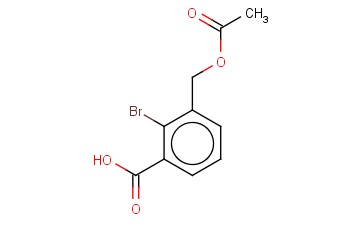 3-(ACETOXYMETHYL)-<span class='lighter'>2-BROMOBENZOIC</span> ACID