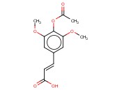 3-[4-(乙酰氧基)-3,5-二甲氧基<span class='lighter'>肉桂酸</span>