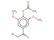 4-(2-溴<span class='lighter'>乙酰</span>基)-2,6-二<span class='lighter'>甲</span>氧基苯基<span class='lighter'>乙酸</span><span class='lighter'>酯</span>