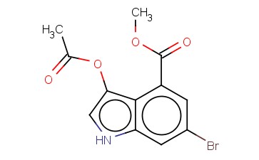 3-ACETOXY-6-BROMO-INDOLE-4-METHYLCARBOXYLATE