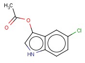 3-<span class='lighter'>ACETYL</span>OXY-5-CHLOROINDOLE