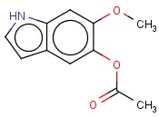 5-ACETOXY-6-<span class='lighter'>METHOXYINDOLE</span>