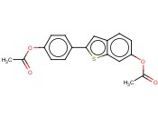 2-[4-(乙酰氧基)苯基]<span class='lighter'>苯</span><span class='lighter'>并</span>[B]<span class='lighter'>噻吩</span>-6-醇乙酸酯
