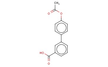 4'-(ACETYLOXY)-3-<span class='lighter'>BIPHENYLCARBOXYLIC</span> ACID