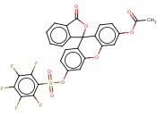 ACETYL, PENTAFLUOROBENZENESULFONYL FLUORESCEIN