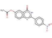 2-(4-NITROPHENYL)-4-OXO-3,4-DIHYDROQUINAZOLIN-6-YL ACETATE