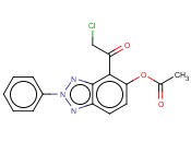<span class='lighter'>2,1,3-BENZOTRIAZOL-5-OL</span>, <span class='lighter'>4-CHLOROACETYL-2-PHENYL-</span>, <span class='lighter'>ACETATE</span>