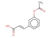 3-乙酸基<span class='lighter'>肉桂酸</span>
