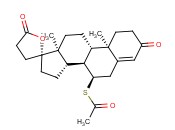 17-Hydroxy-7-alpha-mercapto-3-oxo-17-alpha-pregn-4-ene-21-carboxylic acid-gamma-lactone-7-acetate