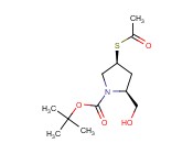 (2S,4S)-4-(乙酰基硫代)-2-(羟基甲基)-1-吡咯烷羧酸-1,1-<span class='lighter'>二</span>甲基乙酯