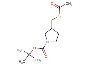 3-ACETYLSULFANYLMETHYL-PYRROLIDINE-1-CARBOXYLIC ACID TERT-BUTYL ESTER