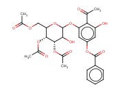 BENZOIC ACID 4-AC-3-(4,5-DI-<span class='lighter'>ACO-6-ACO</span>-ME-3-HO-4H-PYRAN-2-YLOXY)-5-HO-PH ESTER