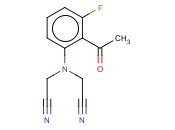 2-[(2-<span class='lighter'>ACETYL</span>-3-FLUOROPHENYL)(CYANOMETHYL)AMINO]<span class='lighter'>ACETONITRILE</span>