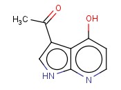 3-ACETYL-4-HYDROXY-7-<span class='lighter'>AZAINDOLE</span>