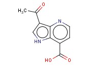 3-ACETYL-4-<span class='lighter'>AZAINDOLE</span>-7-CARBOXYLIC ACID